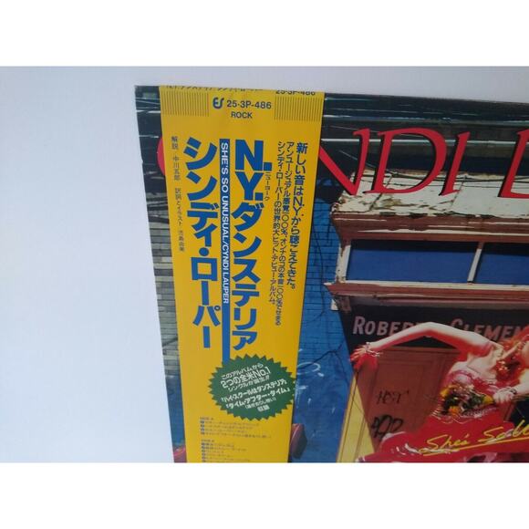 Cyndi Lauper She's So Unusual Vinyl LP Record Album Japan With OBI New Wave Pop - Picture 3 of 10
